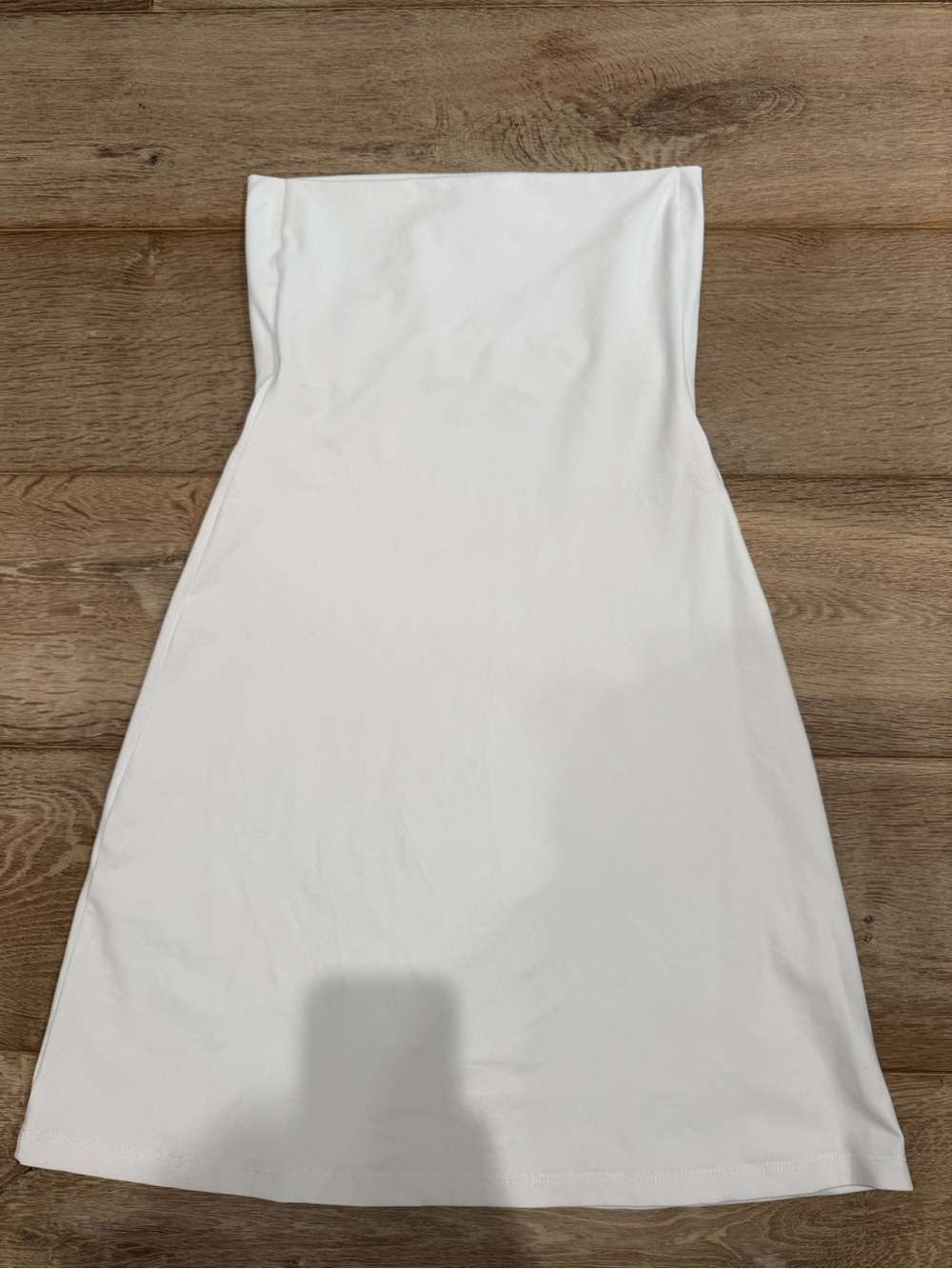 Susana Monaco Strapless White A-Line Dress - Picture 3 of 3